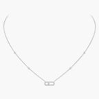 [Loco jewelrys]Diamond Necklace Move Uno