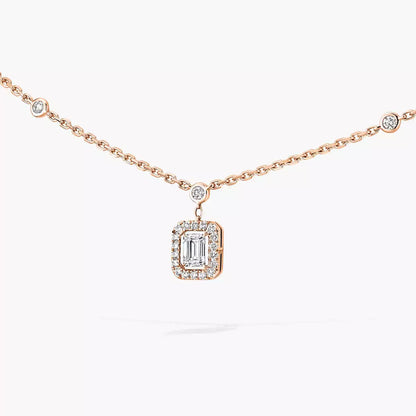 [moco jewelrys]My Twin Diamond Necklace in Silver