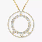 [Loco jewelrys]Move Romane Long Pave_-Set Diamond Necklace