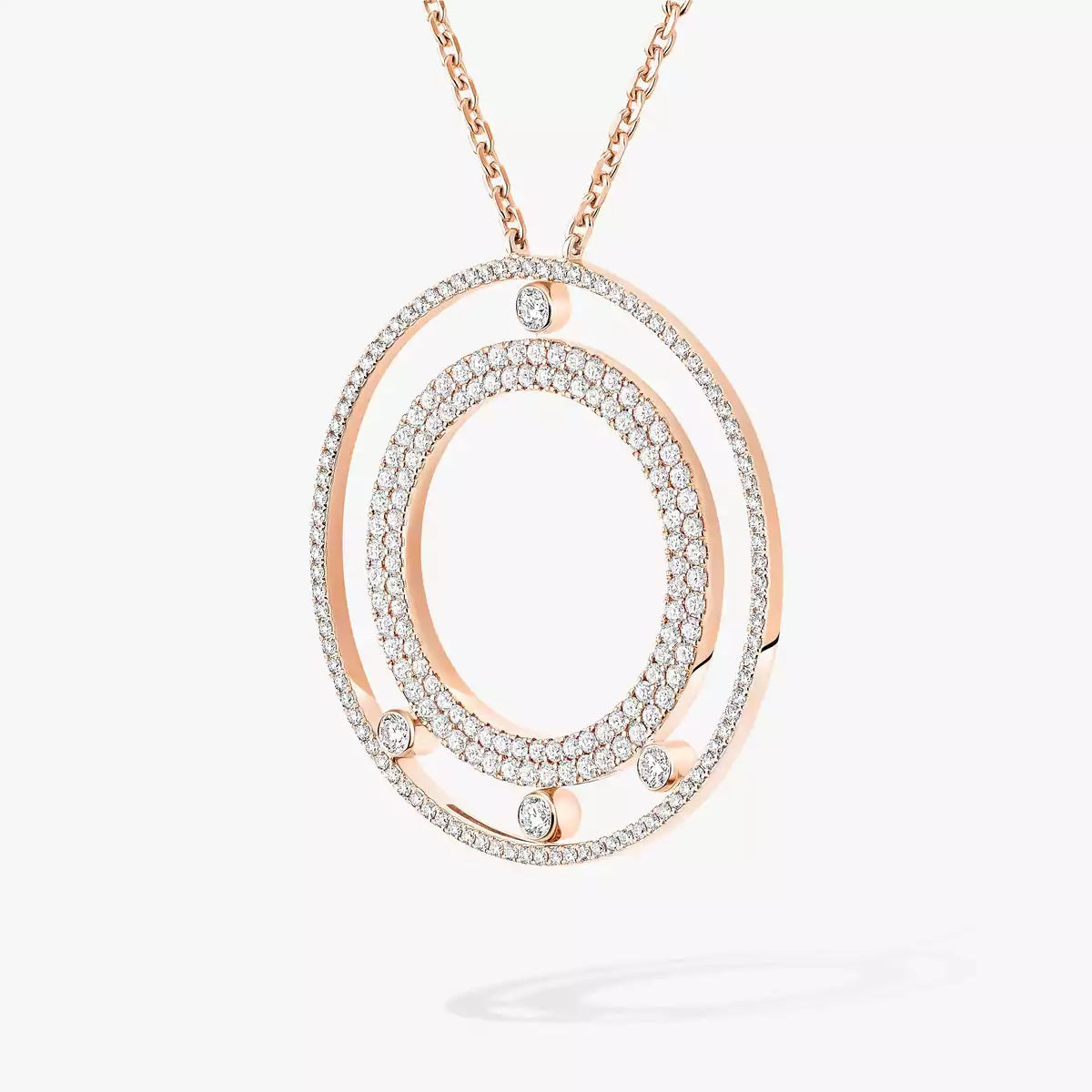 [moco jewelrys]Move Romane Long Pave_-Set Diamond Necklace
