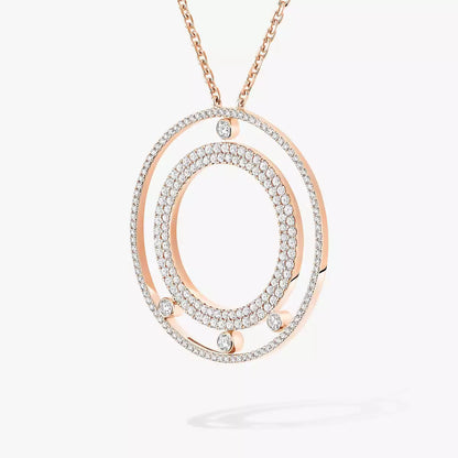[moco jewelrys]Move Romane Long Pave_-Set Diamond Necklace