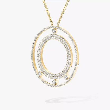 [moco jewelrys]Move Romane Long Pave_-Set Diamond Necklace