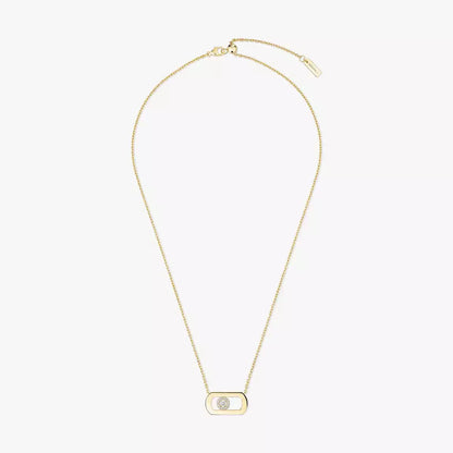 [moco jewelrys]So Move Diamond Necklace in Gold