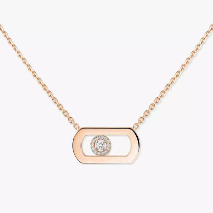 [moco jewelrys]So Move Diamond Necklace in Gold