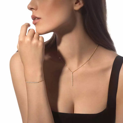 [moco jewelrys]Diamond Thin Bangle 0.15ct My Twin Toi & Moi