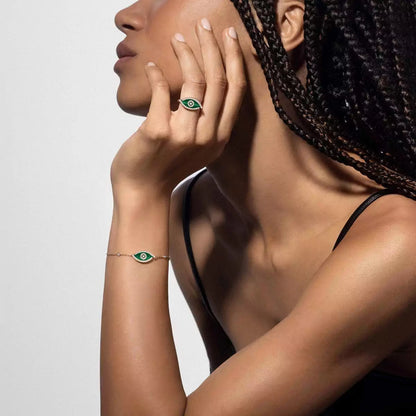 [moco jewelrys]Lucky Eye Diamond Bracelet