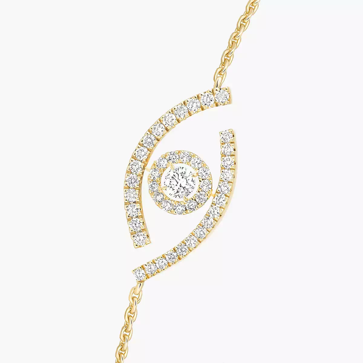 [moco jewelrys]Lucky Eye Pave-Set Diamond Bracelet