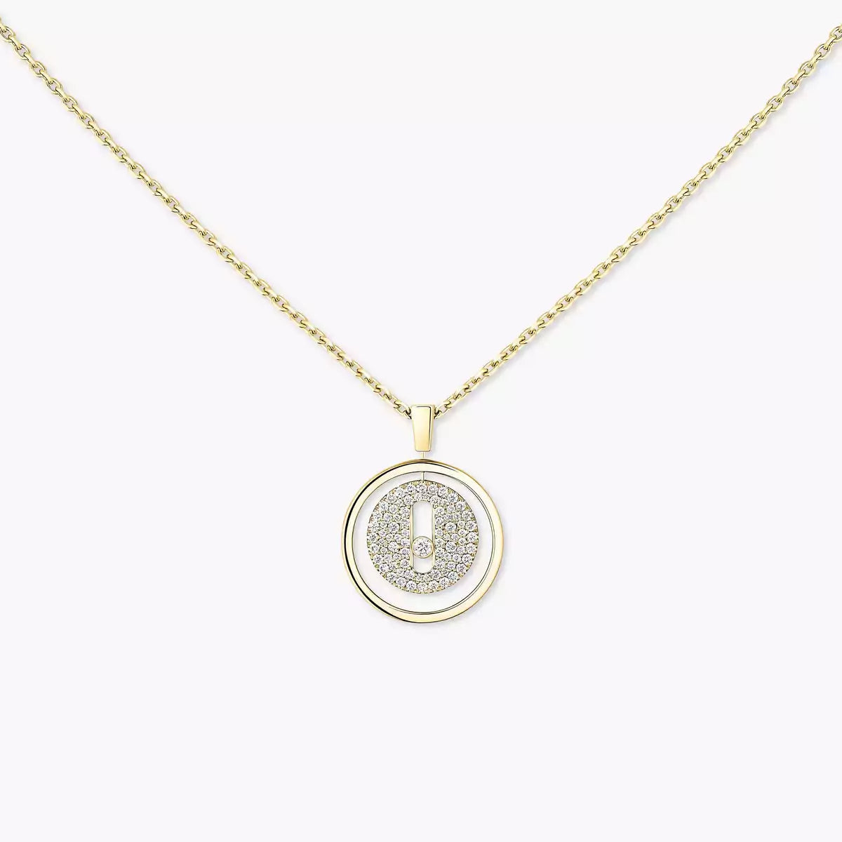 [moco jewelrys] Lucky Move Diamond Necklace