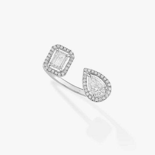 [moco jewelrys]MY TWIN TOI & MOI SILVER DIAMOND RING