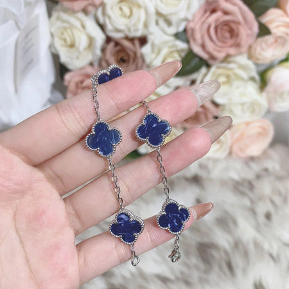 [Moco jewelrys]CLOVER 5 MOTIF PIETERSITE BRACELET COLLECTION