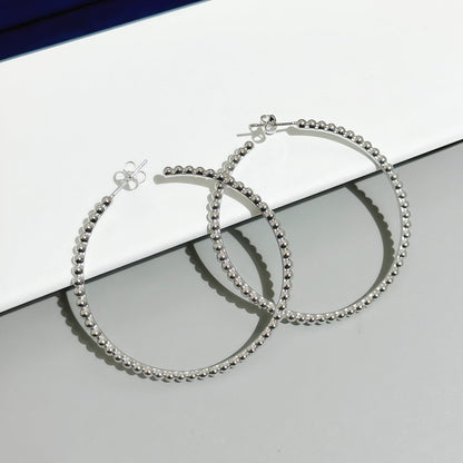 [moco jewelrys JURI] SMOOTH BEAD STUD EARRINGS