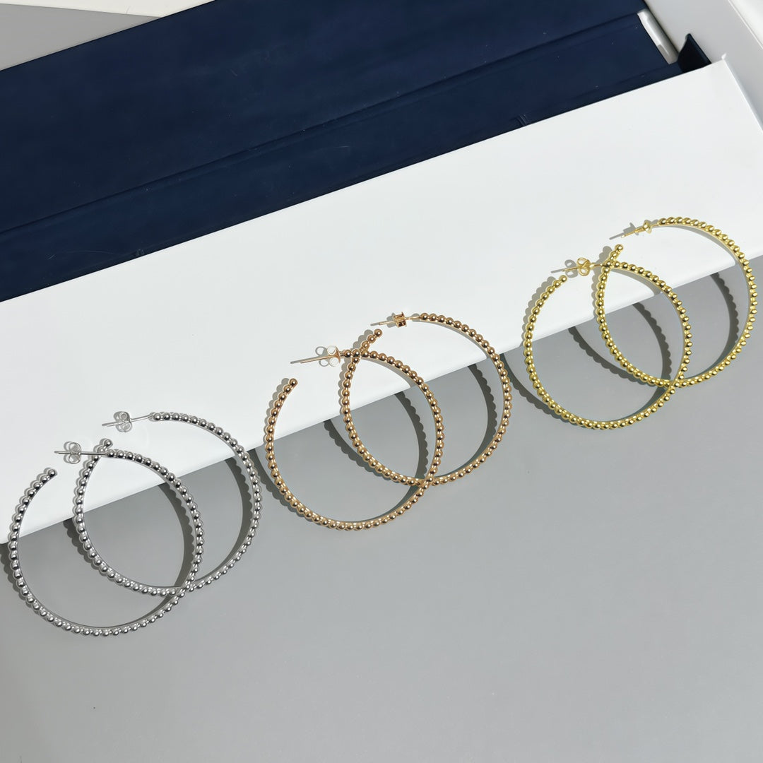 [moco jewelrys JURI] SMOOTH BEAD STUD EARRINGS
