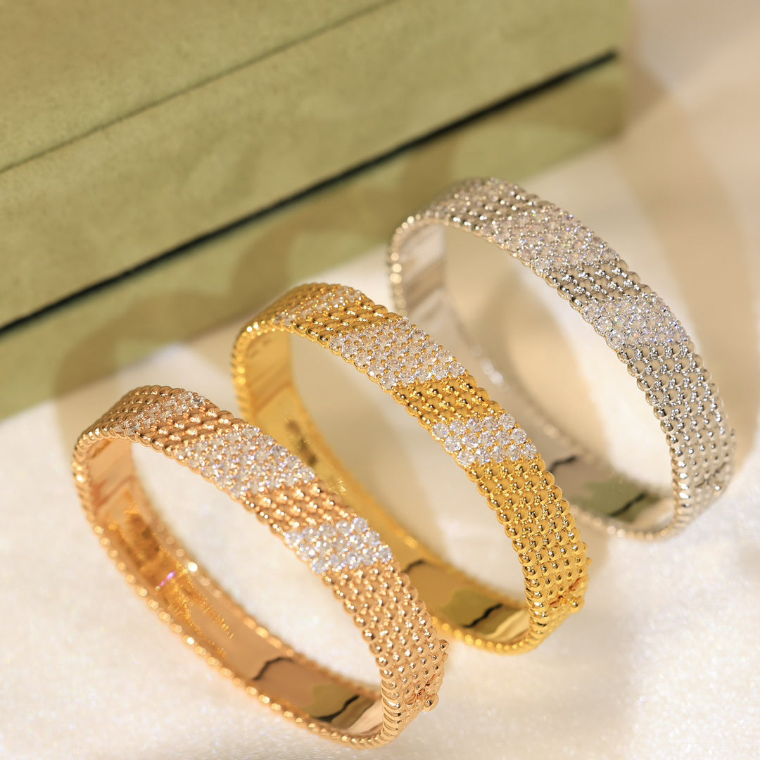 [moco jewelrys JURI]  FIVE-ROW DIAMOND BRACELET