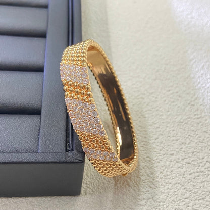 [moco jewelrys JURI]  FIVE-ROW DIAMOND BRACELET