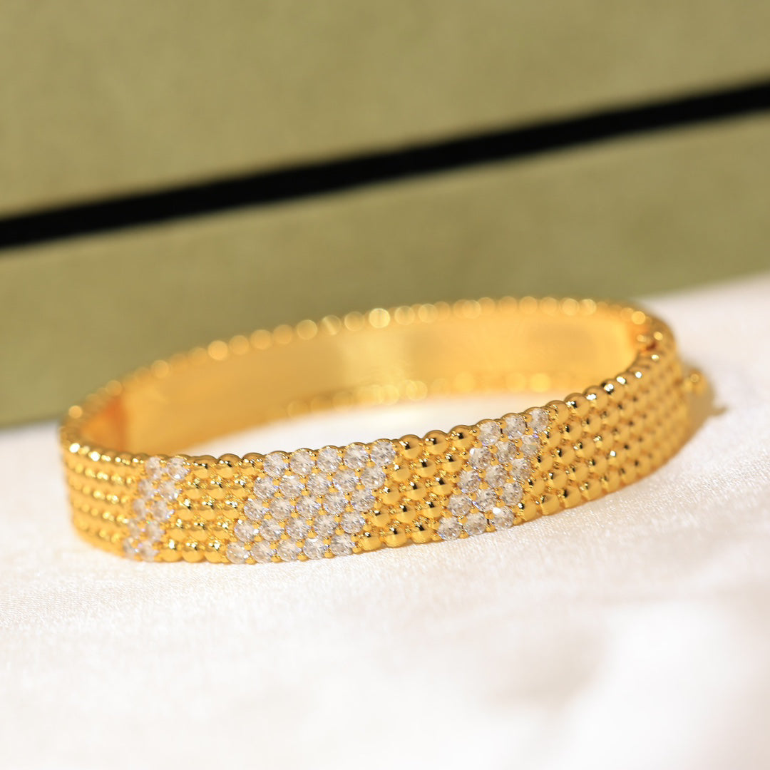 [moco jewelrys JURI]  FIVE-ROW DIAMOND BRACELET
