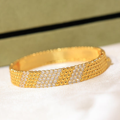 [moco jewelrys JURI]  FIVE-ROW DIAMOND BRACELET