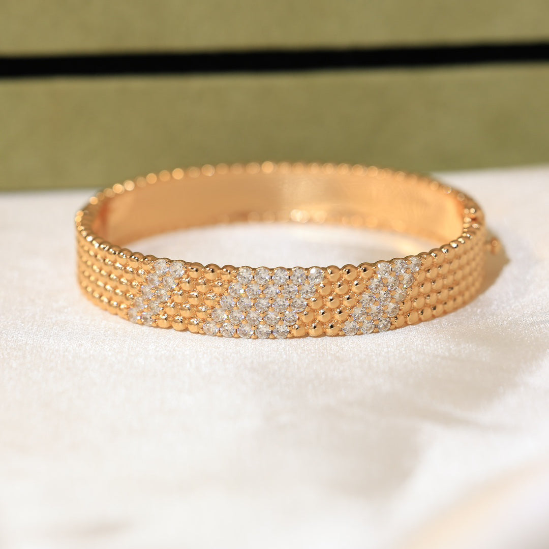[moco jewelrys JURI]  FIVE-ROW DIAMOND BRACELET