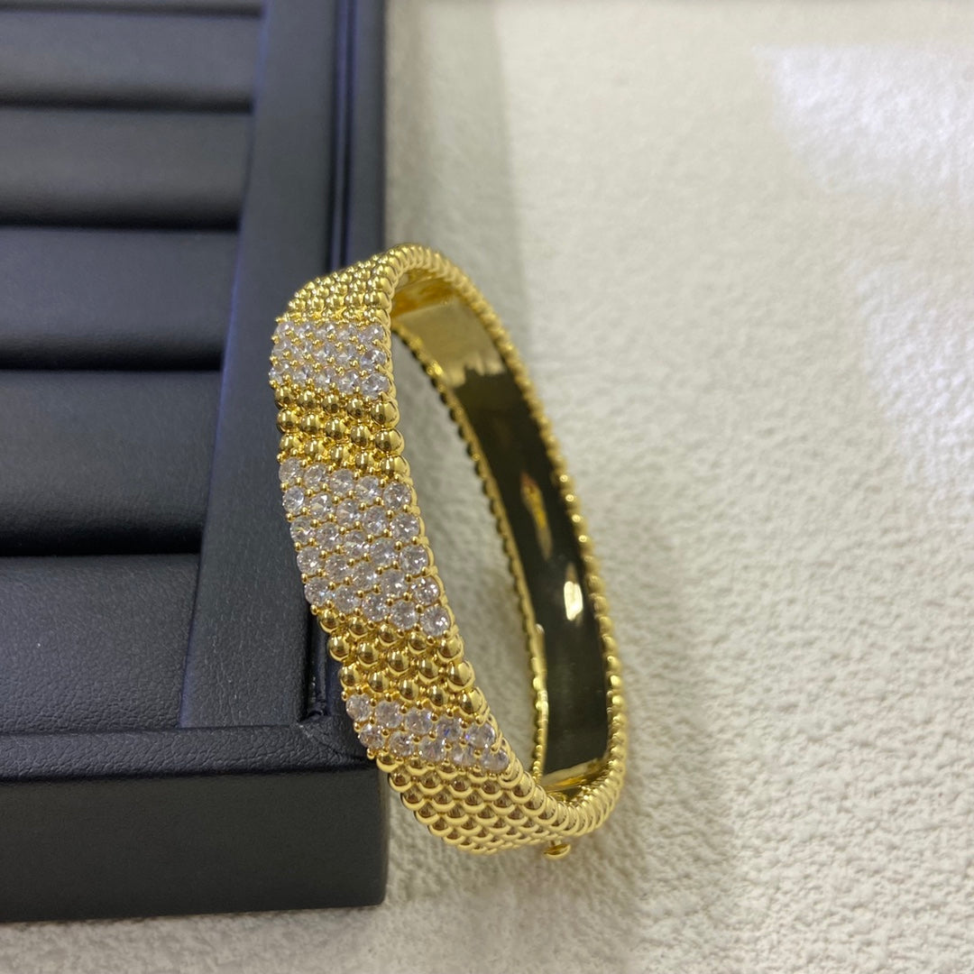 [moco jewelrys JURI]  FIVE-ROW DIAMOND BRACELET