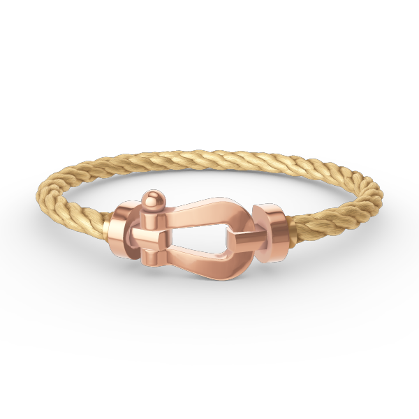 [moco jewelrys]FORCE LARGE HORSESHOE NO DIAMOND BRACELET ROSE GOLD