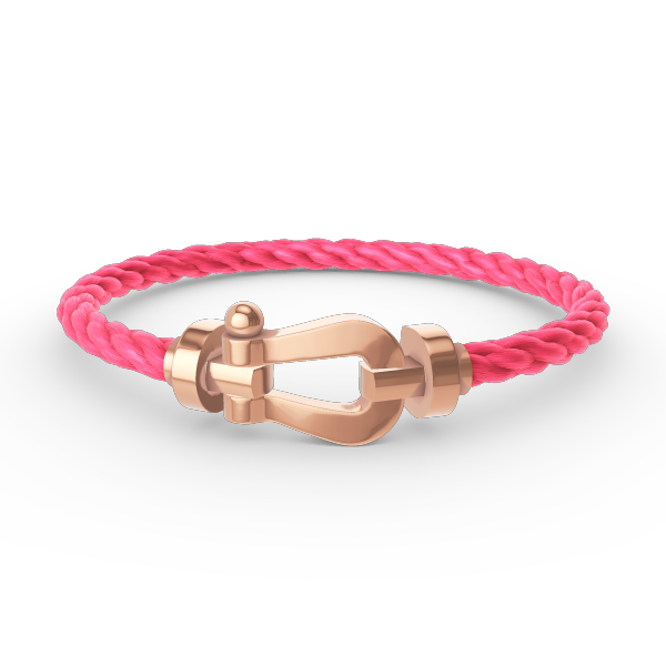 ??Loco?¡¥FORCE LARGE HORSESHOE NO DIAMOND BRACELET ROSE GOLD