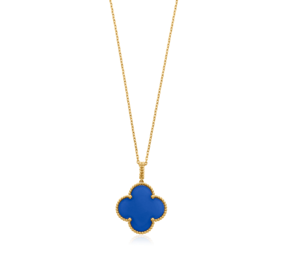 ??Loco?¡¥CLOVER 25MM NECKLACE TURQUOISE ROSE GOLD