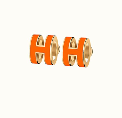 ??Loco?¡¥MINI POP H EARRINGS ORANGE