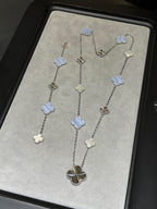 [??Loco?¡¥] 25 NEW CLOVER 15 MOTIFS PURPLE CHALCEDONY