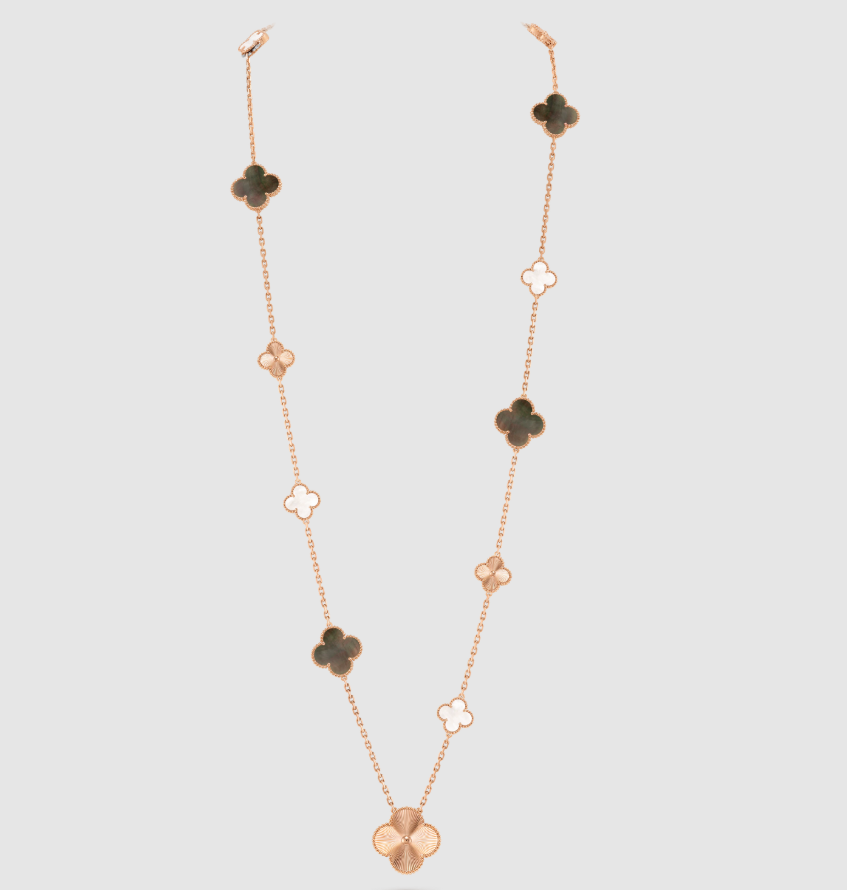 [??Loco?¡¥] 25 NEW CLOVER 15 MOTIFS GRAY MOTHER-OF-PEARL