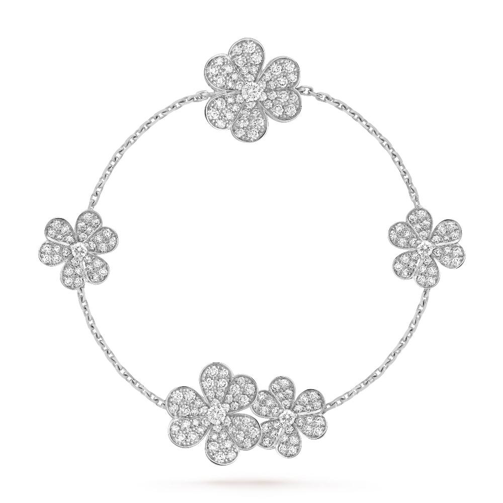 ??Loco?¡¥FRIVOLE SILVER 5 FLOWERS BRACELET