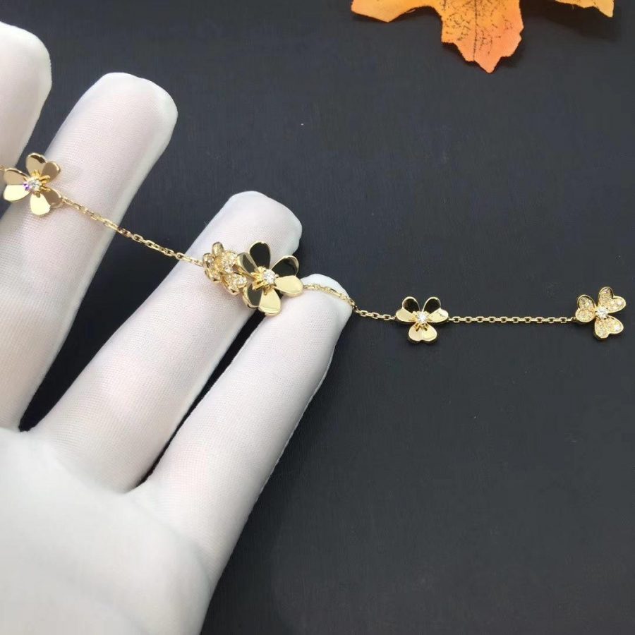 ??Loco?¡¥FRIVOLE GOLD 5 FLOWERS BRACELET
