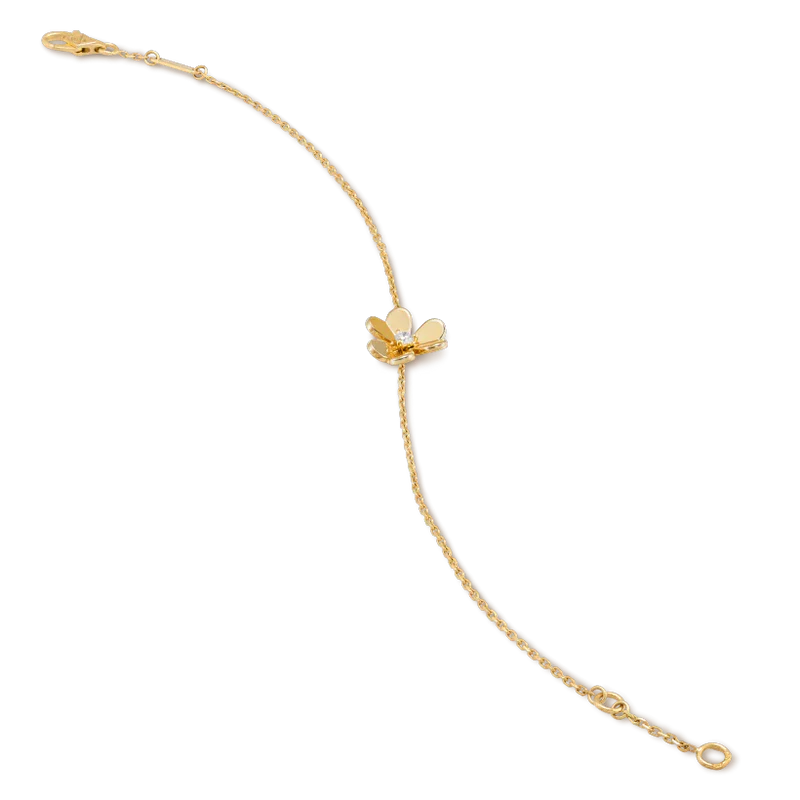 ??Loco?¡¥FRIVOLE GOLD FLOWER PINK MALACHITE BRACELET
