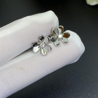 [moco jewellerys]フリヴォル ミニ シルバー フラワー イヤリング