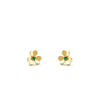 [moco jewellerys]フリヴォルフラワーマラカイトイヤリング