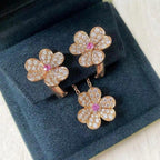 ??Loco?¡¥FRIVOLE ROSE GOLD FLOWER DIAMOND NECKLACE