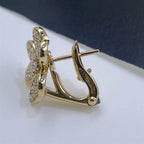 ??Loco?¡¥FRIVOLE GOLD FLOWER DIAMOND EARRINGS