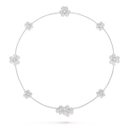??Loco?¡¥FRIVOLE SILVER 9 FLOWERS NECKLACE