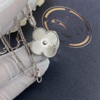 ??Loco?¡¥CLOVER 25MM SILVER BIG CLOVER NECKLACE