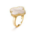 ??Loco?¡¥CLOVER WHITE MOP RING