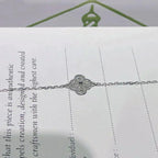 ??Loco?¡¥CLOVER  SINGLE FLOWER BRACELET SILVER