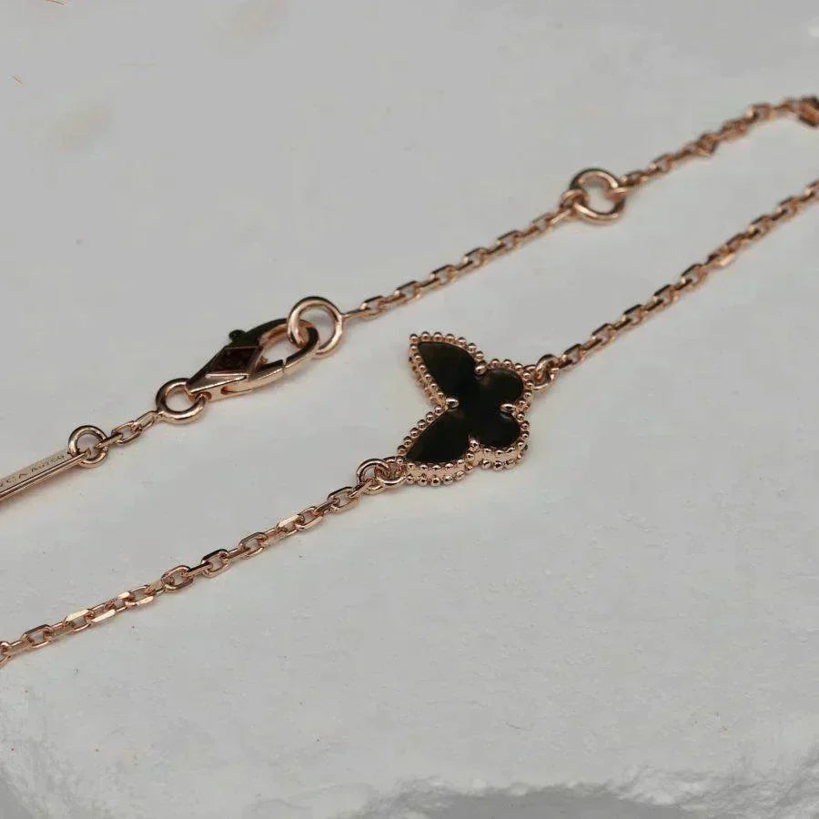 ??Loco?¡¥BUTTERFLY ONYX  BUTTERFLY BRACELET
