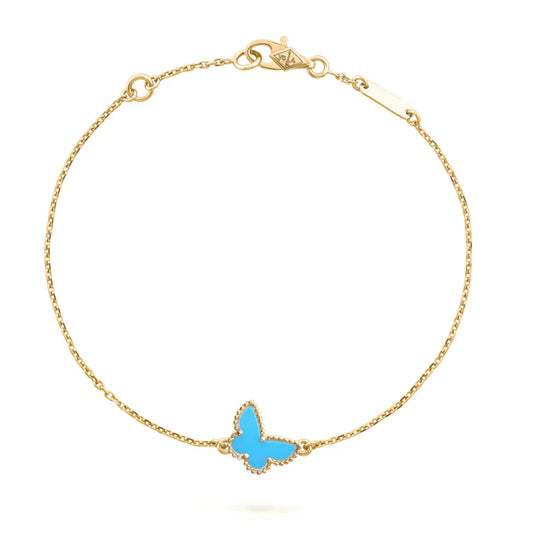 [moco jewellerys]バタフライ ターコイズ バタフライ ブレスレット
