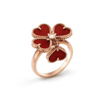 ??Loco?¡¥SWEET CLOVER CARNELIAN RING