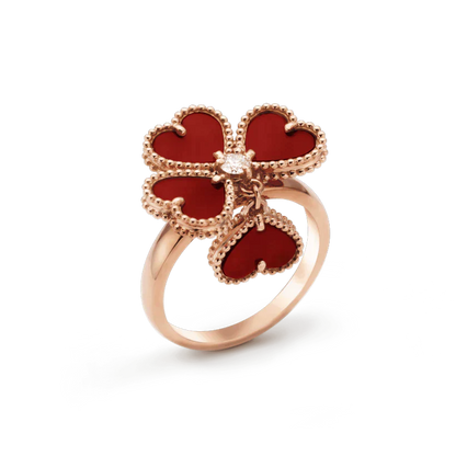 [moco jewelrys]SÜSSKLEEBARES KARNELI-RING