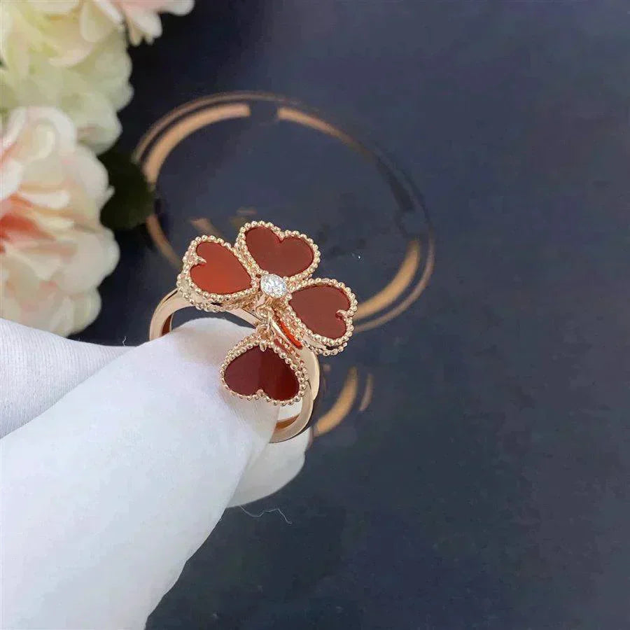 [moco jewelrys]SÜSSKLEEBARES KARNELI-RING