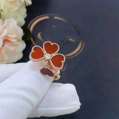 [moco jewelrys]SÜSSKLEEBARES KARNELI-RING