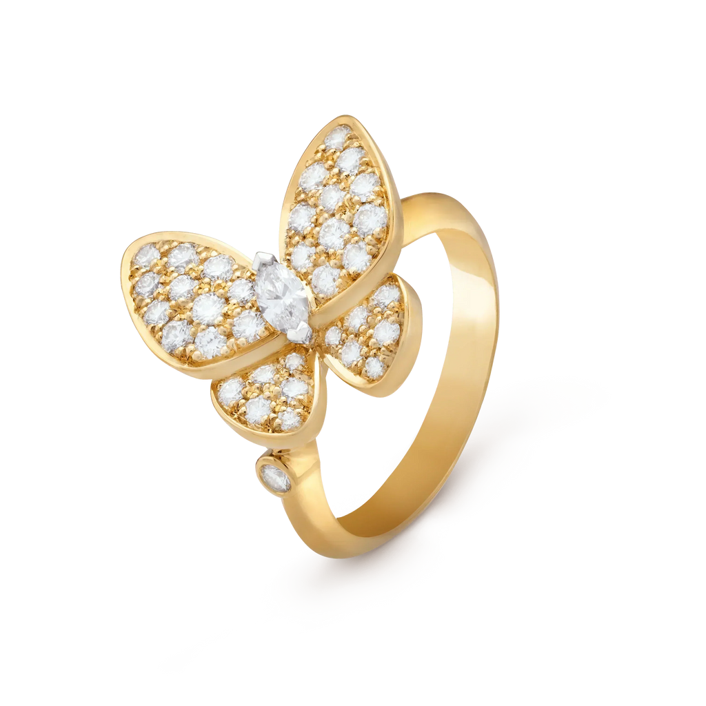 ??Loco?¡¥BUTTERFLY DIAMOND RING
