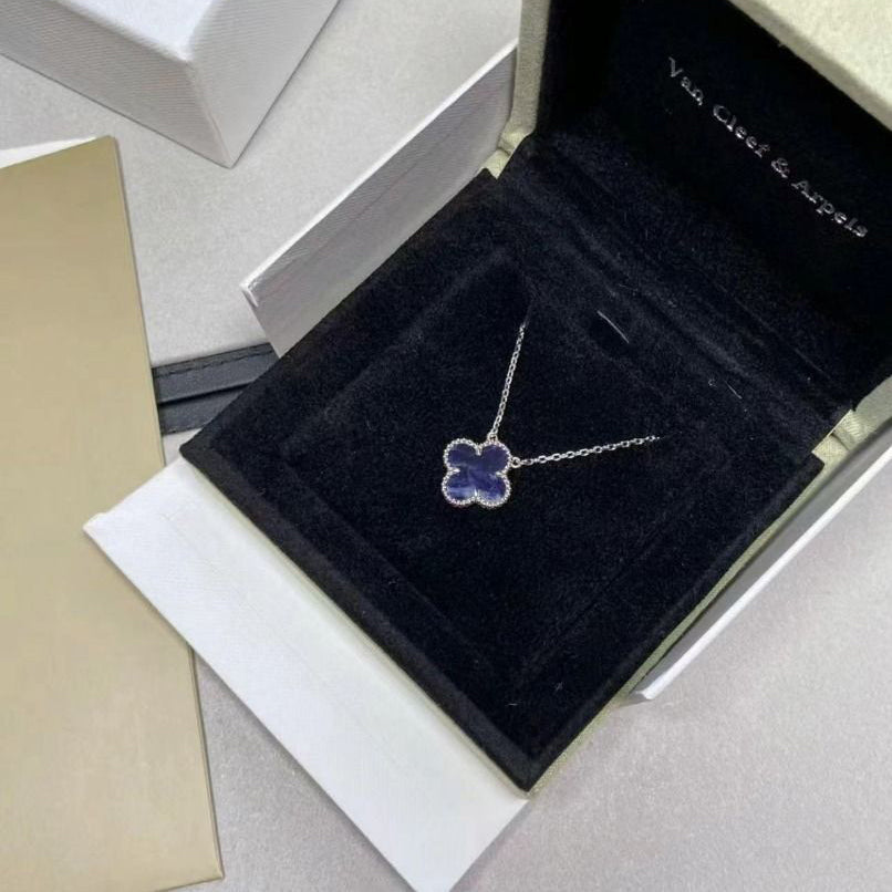 ??Loco?¡¥CLOVER 15MM PIETERSITE NECKLACE SILVER