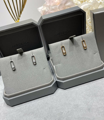 [moco jewelrys]MOVE UNO SMALL 1 DIAMOND EARRINGS