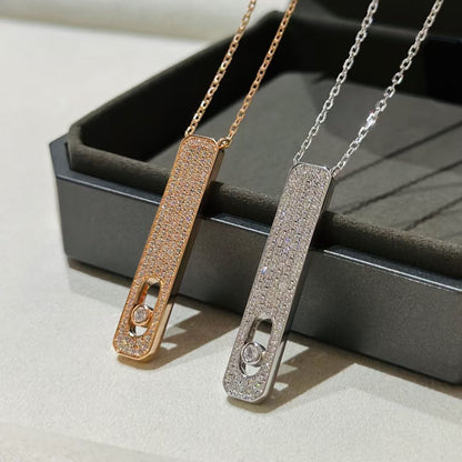 [moco jewelrys]MY FIRST DIAMOND PAVED NECKLACE