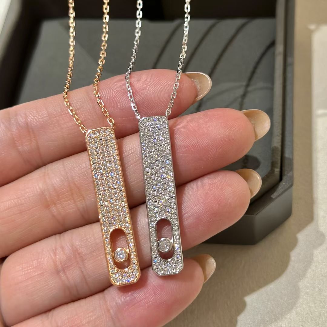 [moco jewelrys]MY FIRST DIAMOND PAVED NECKLACE